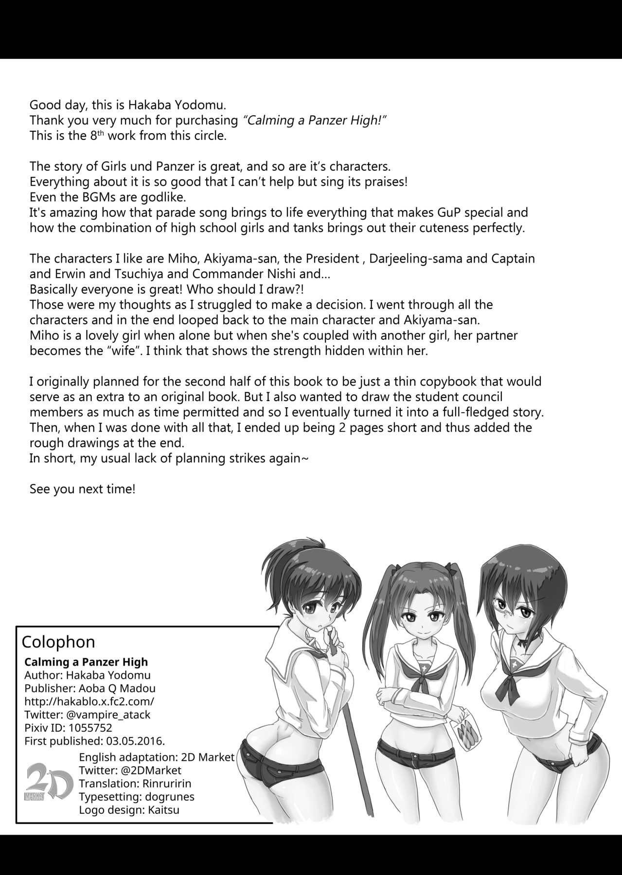 Hentai Manga Comic-Calming a Panzer High-Read-21